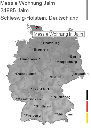 Messie Wohnung Jalm, 24885 Jalm