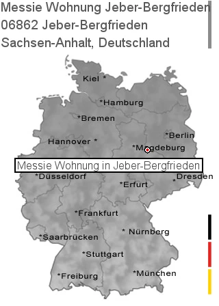 Messie Wohnung Jeber-Bergfrieden, 06862 Jeber-Bergfrieden