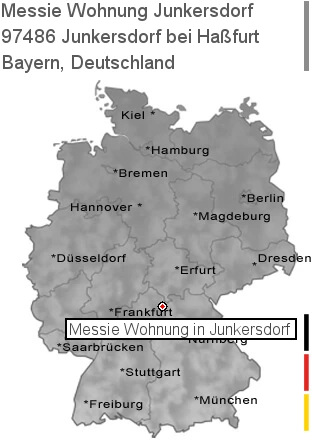 Messie Wohnung Junkersdorf bei Haßfurt, 97486 Junkersdorf