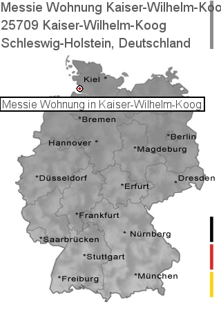 Messie Wohnung Kaiser-Wilhelm-Koog, 25709 Kaiser-Wilhelm-Koog