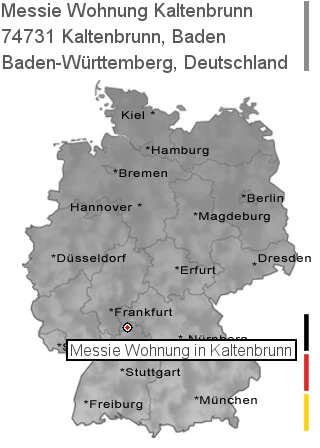 Messie Wohnung Kaltenbrunn, Baden, 74731 Kaltenbrunn