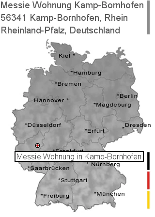 Messie Wohnung Kamp-Bornhofen, Rhein, 56341 Kamp-Bornhofen