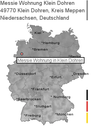 Messie Wohnung Klein Dohren, Kreis Meppen, 49770 Klein Dohren