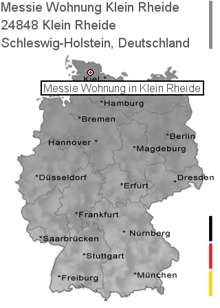 Messie Wohnung Klein Rheide, 24848 Klein Rheide