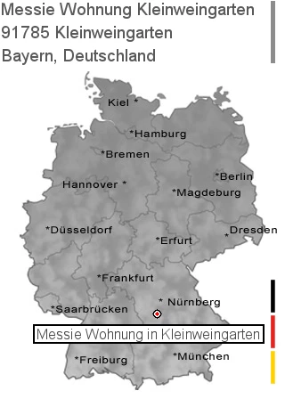 Messie Wohnung Kleinweingarten, 91785 Kleinweingarten