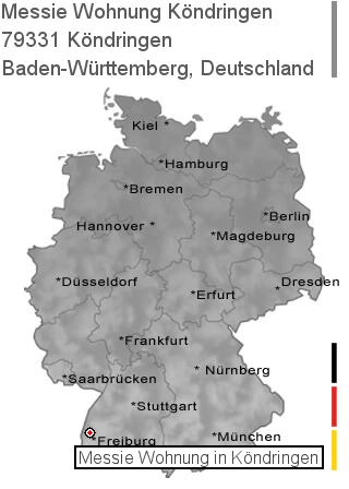 Messie Wohnung Köndringen, 79331 Köndringen