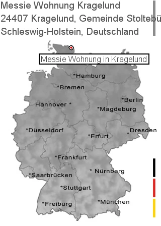 Messie Wohnung Kragelund, Gemeinde Stoltebüll, 24407 Kragelund