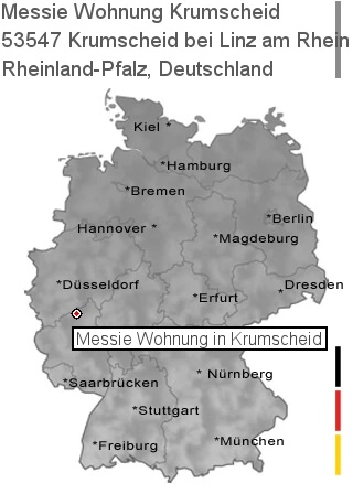 Messie Wohnung Krumscheid bei Linz am Rhein, 53547 Krumscheid