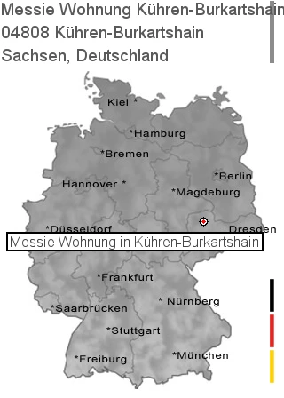 Messie Wohnung Kühren-Burkartshain, 04808 Kühren-Burkartshain