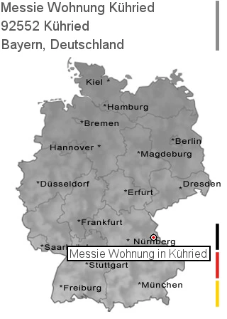 Messie Wohnung Kühried, 92552 Kühried