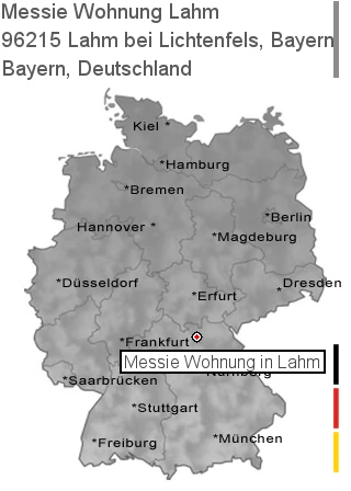 Messie Wohnung Lahm bei Lichtenfels, Bayern, 96215 Lahm
