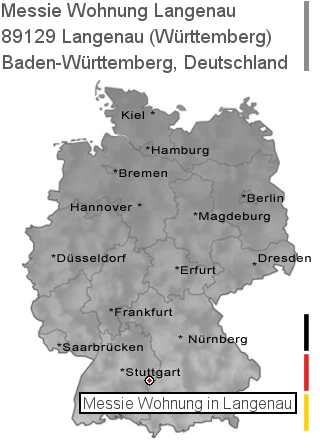 Messie Wohnung Langenau (Württemberg), 89129 Langenau