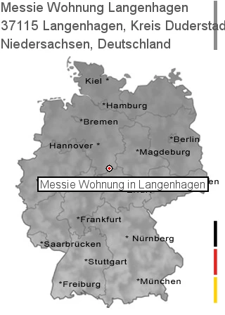 Messie Wohnung Langenhagen, Kreis Duderstadt, Niedersachsen, 37115 Langenhagen