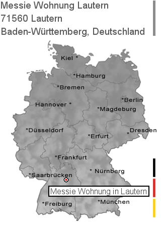 Messie Wohnung Lautern, 71560 Lautern