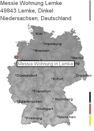 Messie Wohnung Lemke, Dinkel, 49843 Lemke