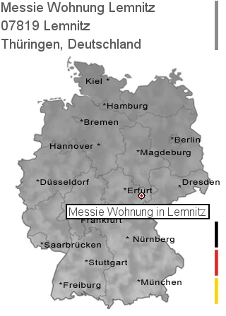 Messie Wohnung Lemnitz, 07819 Lemnitz