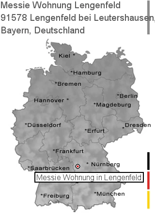 Messie Wohnung Lengenfeld bei Leutershausen, Mittelfranken, 91578 Lengenfeld