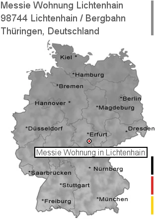 Messie Wohnung Lichtenhain / Bergbahn, 98744 Lichtenhain