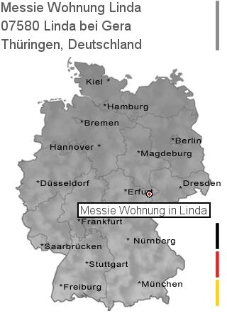 Messie Wohnung Linda bei Gera, 07580 Linda