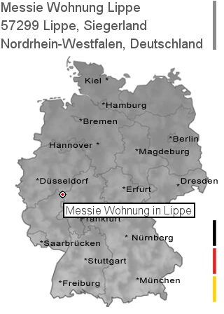 Messie Wohnung Lippe, Siegerland, 57299 Lippe