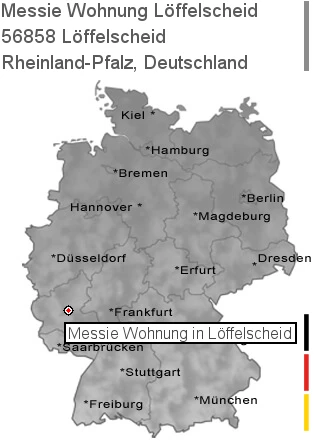 Messie Wohnung Löffelscheid, 56858 Löffelscheid