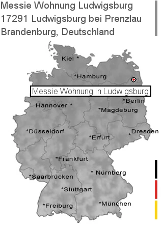 Messie Wohnung Ludwigsburg bei Prenzlau, 17291 Ludwigsburg