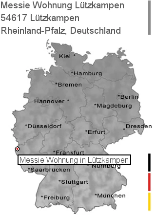 Messie Wohnung Lützkampen, 54617 Lützkampen