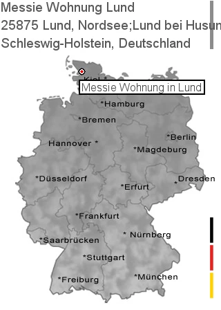 Messie Wohnung Lund, Nordsee;Lund bei Husum, Nordsee, 25875 Lund