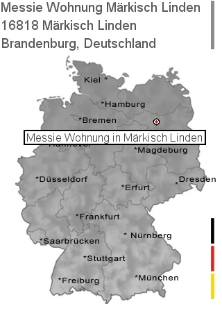 Messie Wohnung Märkisch Linden, 16818 Märkisch Linden