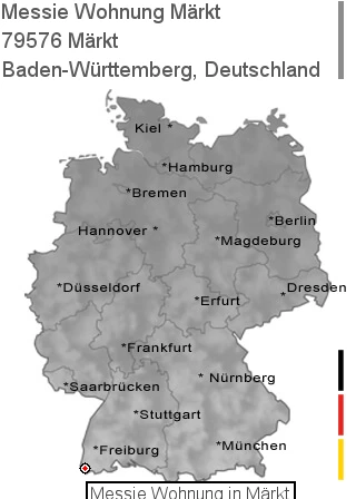 Messie Wohnung Märkt, 79576 Märkt