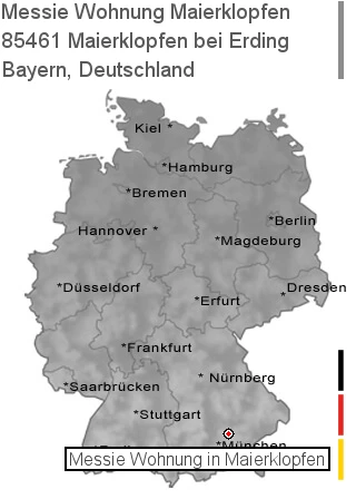 Messie Wohnung Maierklopfen bei Erding, 85461 Maierklopfen