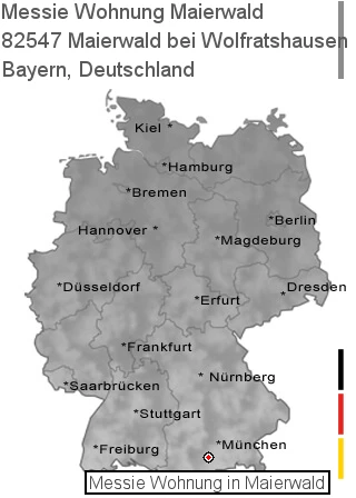 Messie Wohnung Maierwald bei Wolfratshausen, 82547 Maierwald