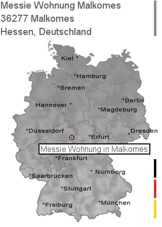 Messie Wohnung Malkomes, 36277 Malkomes