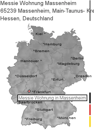 Messie Wohnung Massenheim, Main-Taunus- Kreis, 65239 Massenheim