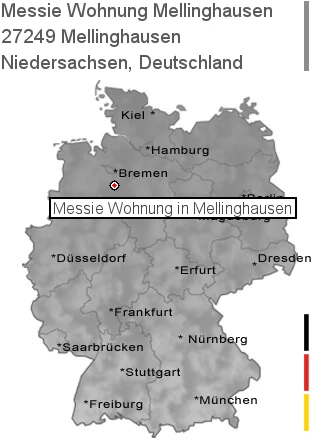 Messie Wohnung Mellinghausen, 27249 Mellinghausen