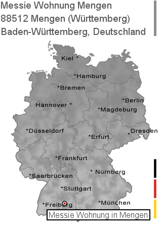 Messie Wohnung Mengen (Württemberg), 88512 Mengen