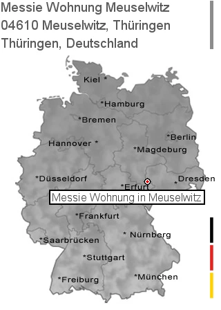 Messie Wohnung Meuselwitz, Thüringen, 04610 Meuselwitz