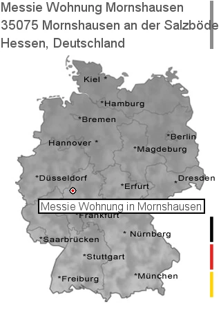 Messie Wohnung Mornshausen an der Salzb&ouml;de, 35075 Mornshausen