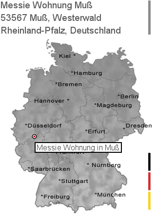 Messie Wohnung Muß, Westerwald, 53567 Muß