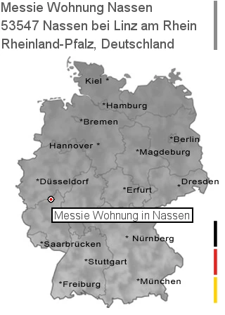 Messie Wohnung Nassen bei Linz am Rhein, 53547 Nassen