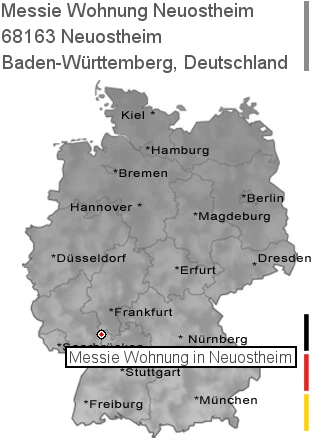 Messie Wohnung Neuostheim, 68163 Neuostheim