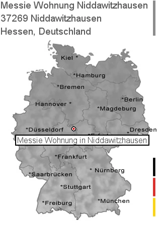 Messie Wohnung Niddawitzhausen, 37269 Niddawitzhausen