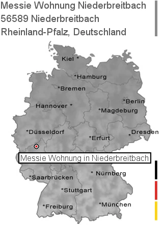 Messie Wohnung Niederbreitbach, 56589 Niederbreitbach