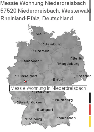 Messie Wohnung Niederdreisbach, Westerwald, 57520 Niederdreisbach