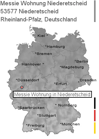 Messie Wohnung Niederetscheid, 53577 Niederetscheid