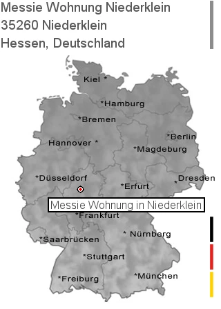 Messie Wohnung Niederklein, 35260 Niederklein