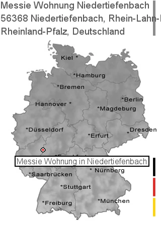 Messie Wohnung Niedertiefenbach, Rhein-Lahn-Kreis, 56368 Niedertiefenbach