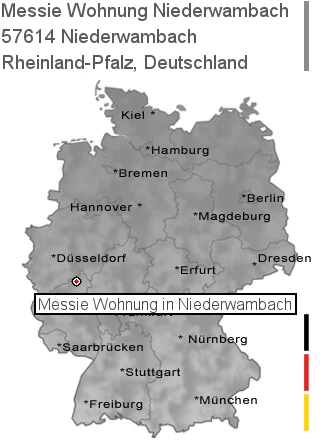 Messie Wohnung Niederwambach, 57614 Niederwambach