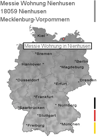 Messie Wohnung Nienhusen, 18059 Nienhusen