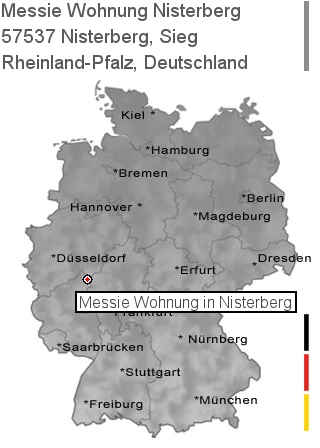 Messie Wohnung Nisterberg, Sieg, 57537 Nisterberg
